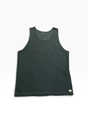 Vuori Mens Strato Tech Tank Top Dark Heather Green Size L Activewear